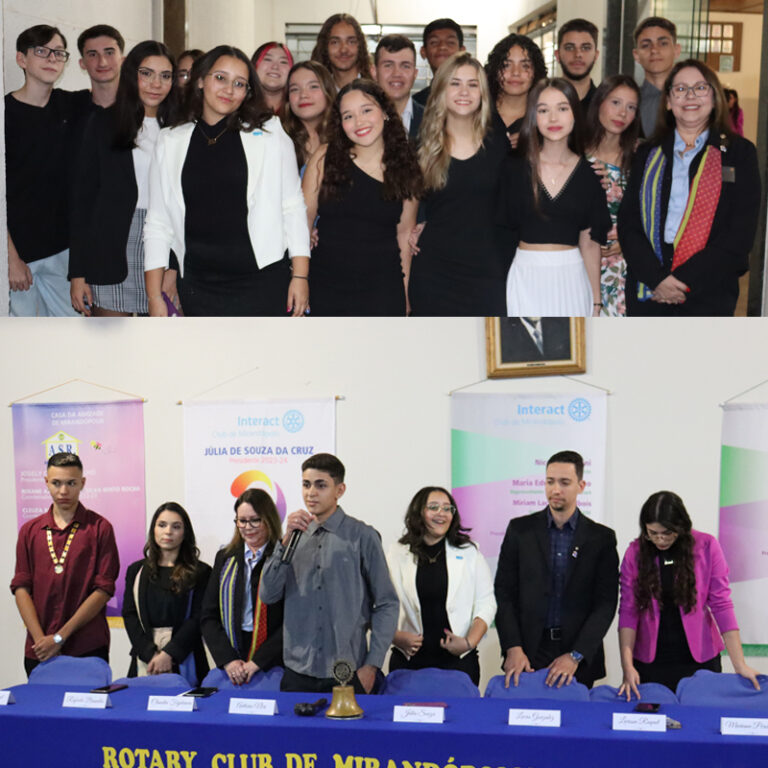 Posse do Interact Club reuniu membros, familiares e convidados para a cerimônia